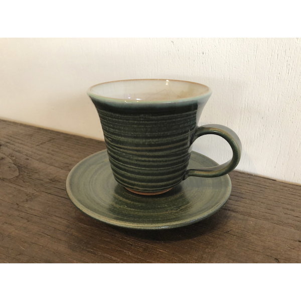 八戸焼 コーヒーカップ&ソーサー